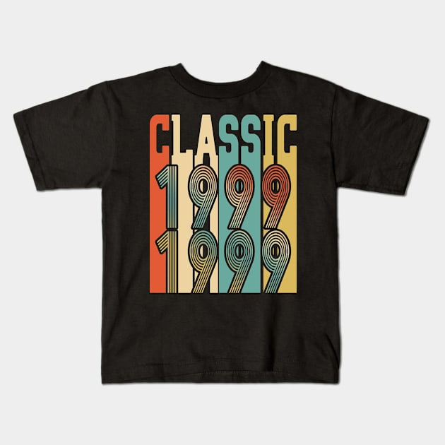 Classic Born in 1999 Kids T-Shirt by Adikka